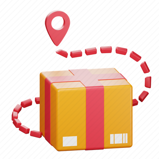 Shipment, box, present, cargo 3D illustration - Download on Iconfinder