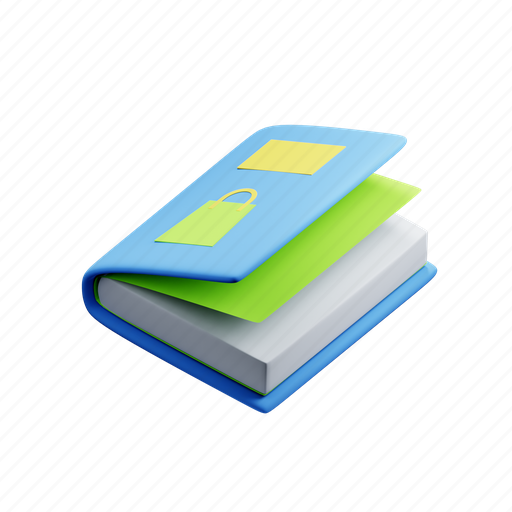 Catalog, book, knowledge, education 3D illustration - Download on Iconfinder