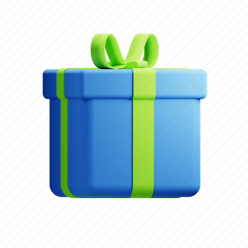 Gift, box, present, birthday 3D illustration - Download on Iconfinder