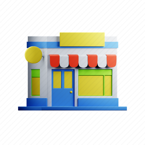 Shop, commerce, online, cart 3D illustration - Download on Iconfinder