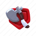 axe, game assets, weapon, gui, warrior, barbarian, viking, game icon 