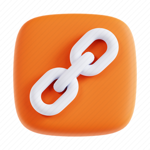 Link, chain, url, connect 3D illustration - Download on Iconfinder