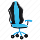 chair, gaming, game, play, player, furniture, household 