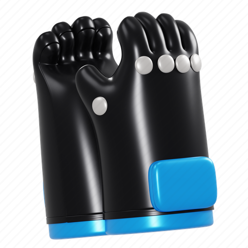 Metaverse, gloves, controller, gamepad, console, device, gadget 3D illustration - Download on Iconfinder