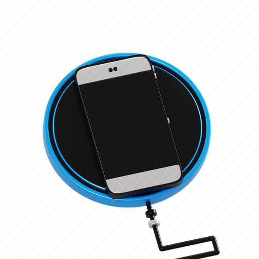 Metaverse, wireless, charger, technology, gadget, mobile, device 3D illustration - Download on Iconfinder