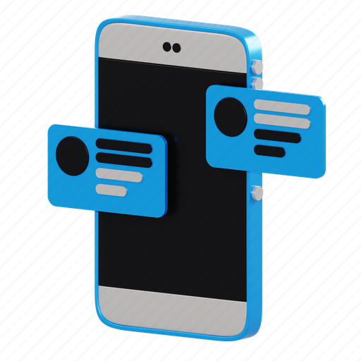 Mobile, smartphone, communication, device, network, conversation, conference 3D illustration - Download on Iconfinder