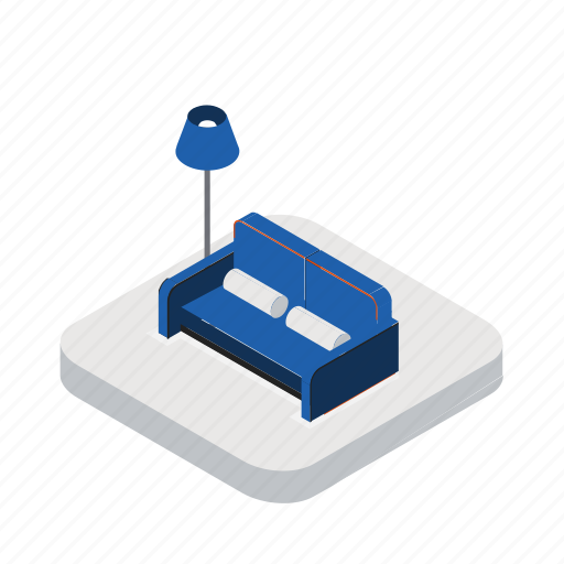 Furniture, household, interior, home, house, sofa, chair icon - Download on Iconfinder