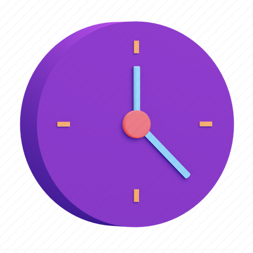 Clock, watch, time 3D illustration - Download on Iconfinder