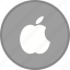 apple, logo, social, web 