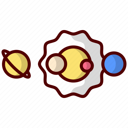 Solar system, astronomy, space, planet, science, galaxy, universe icon - Download on Iconfinder