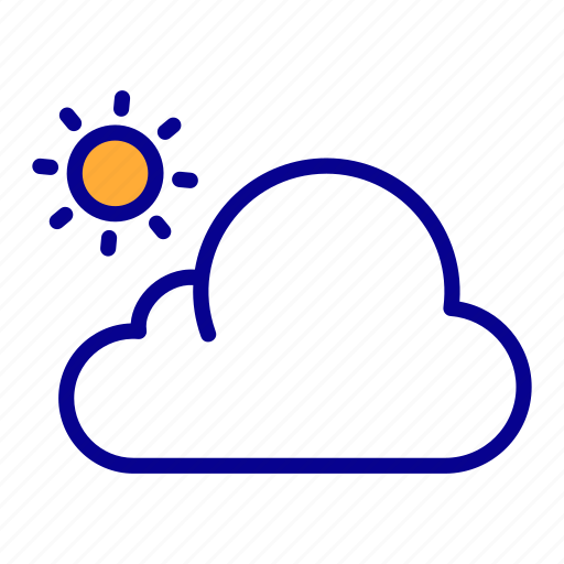 Weather, sun, nature, summer, cloud, forecast, rain icon - Download on Iconfinder