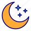 weather, moon, night, cloud, forecast, nature, sun, star, space 