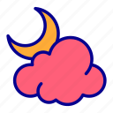 weather, moon, night, cloud, forecast, nature, sun, space, astronomy