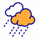 weather, rain, cloud, forecast, nature, sun, rainy, water, raining