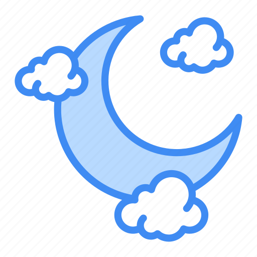 Weather, moon, night, cloud, forecast, nature, star icon - Download on Iconfinder