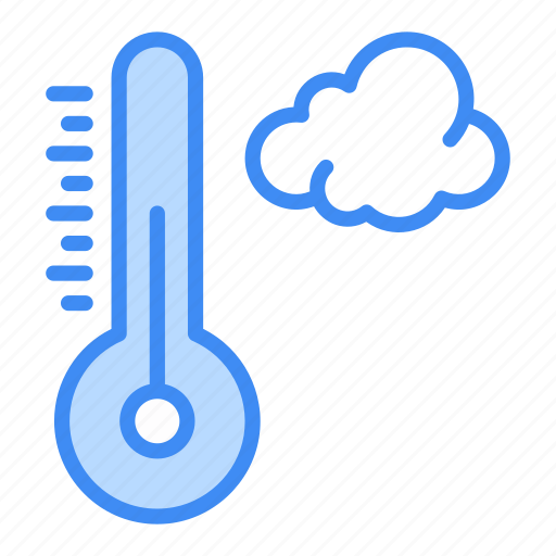 Weather, thermometer, weather temprature, forecast, cloudy, cloud, nature icon - Download on Iconfinder
