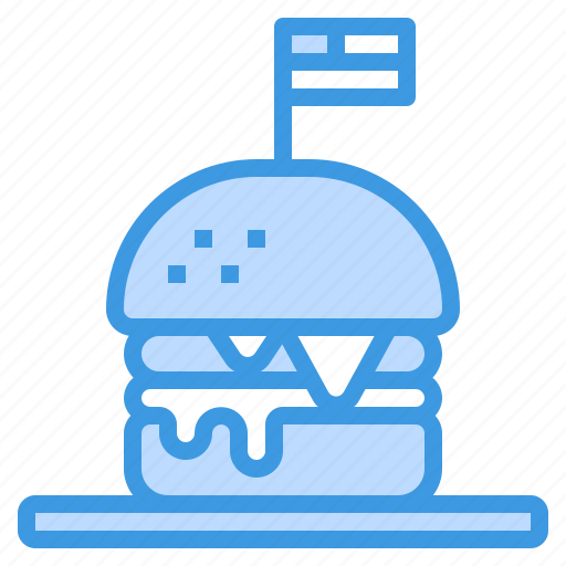 Burger, hamburger, sandwich, food, fast, 4th of july icon - Download on Iconfinder