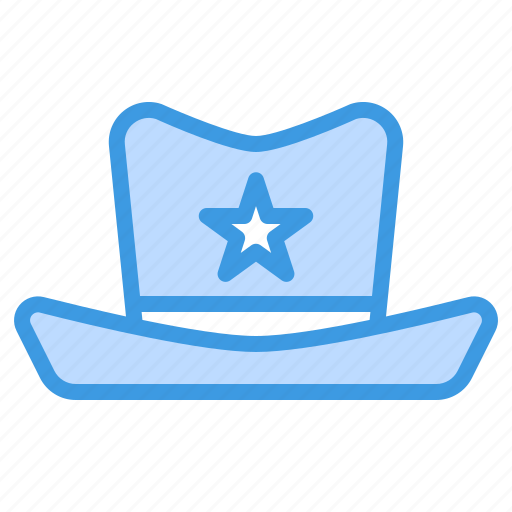 Cowboy, hat, western, sheriff, usa, fashion icon - Download on Iconfinder