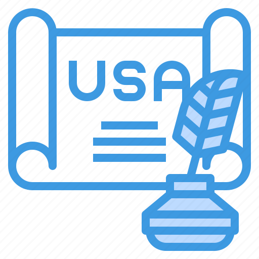 Declaration, of, independence, usa, america, july, 4th of july icon - Download on Iconfinder