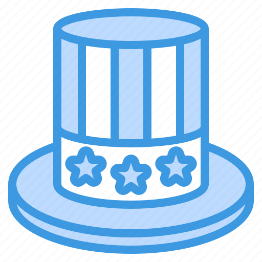 Hat, usa, america, independence, uncle, sam icon - Download on Iconfinder