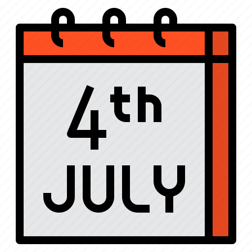 Of, july, usa, america, independence, day, calendar icon - Download on Iconfinder