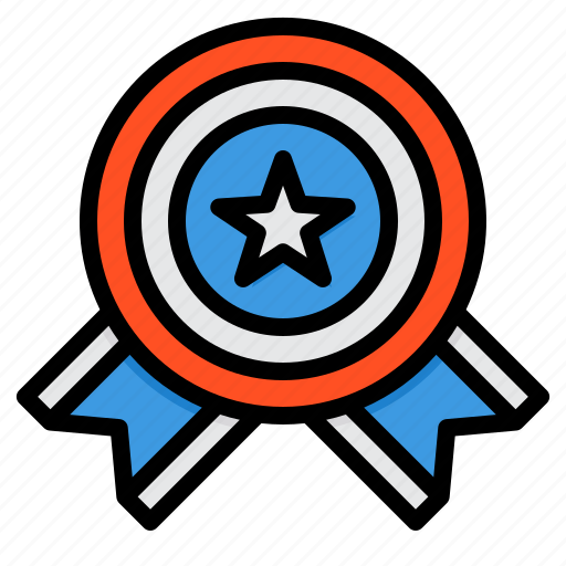 Badge, usa, america, independence, 4th of july icon - Download on Iconfinder