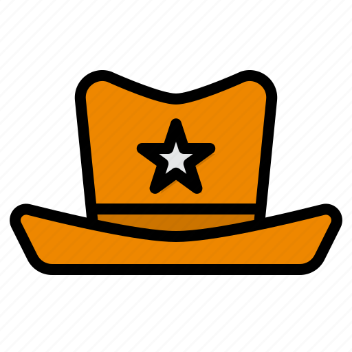 Cowboy, hat, western, sheriff, usa, fashion icon - Download on Iconfinder
