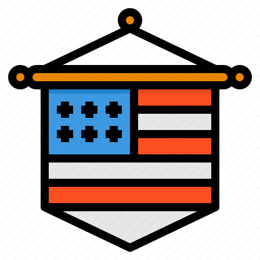 Flag, america, independence, day, usa, 4th of july icon - Download on Iconfinder