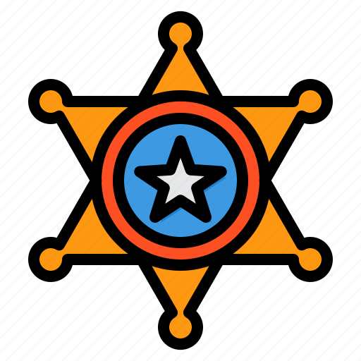 Sheriff, security, signs, usa, protection icon - Download on Iconfinder
