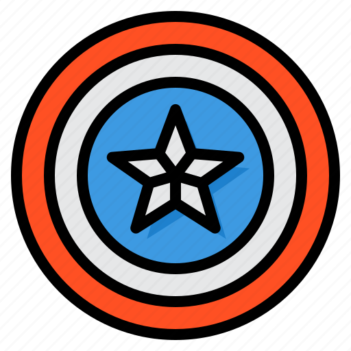 Shield, america, superheroes, usa, independence, day icon - Download on Iconfinder