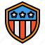 shield, badge, america, independence, day, 4th of july 
