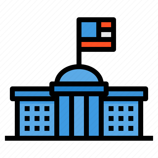 White, house, monument, building, usa, america, 4th of july icon - Download on Iconfinder