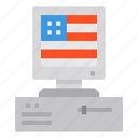 computer, america, independence, day, usa, 4th of july