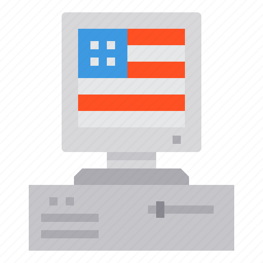 Computer, america, independence, day, usa, 4th of july icon - Download on Iconfinder