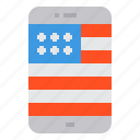 mobilephone, america, independence, day, usa, 4th of july