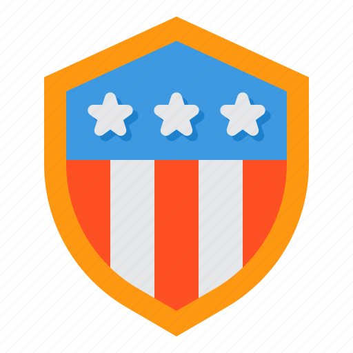 Shield, badge, america, independence, day, 4th of july icon - Download on Iconfinder