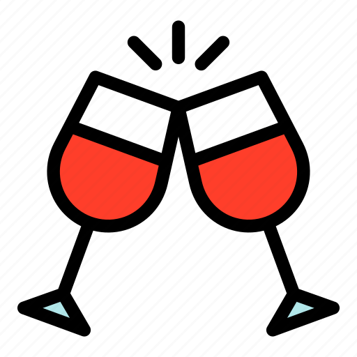 Cheers, drink, glasses, red wine, united states of america, wine icon - Download on Iconfinder