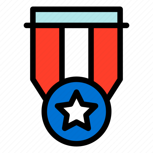 Badge, honor, star, united states, united states of america, usa icon - Download on Iconfinder
