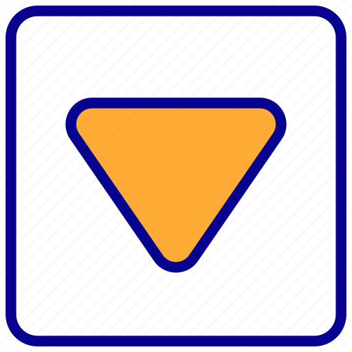 Down, arrow down, arrow, download, direction, down-arrow, arrows icon - Download on Iconfinder