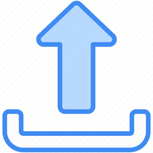 Upload, up, arrow, direction, down, right, left icon - Download on Iconfinder