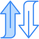 two way, direction, arrow, right, sign, way-arrow, road-sign, up-arrow, down-arrow
