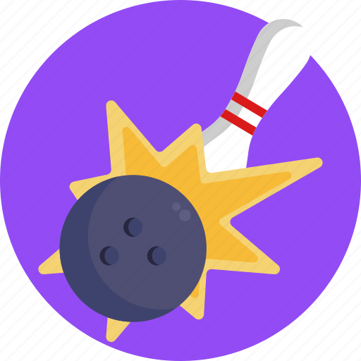 Bowling, bowling ball, skittle, pin, sport, sports, game icon - Download on Iconfinder
