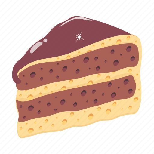 Chocolate cake, cake slice, dessert, sweet, sponge cake\ icon - Download on Iconfinder