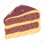 chocolate cake, cake slice, dessert, sweet, sponge cake\ 
