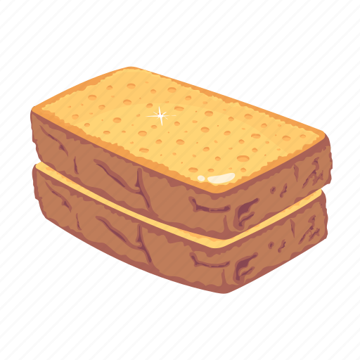 Dry cake, cake rusk, bakery food, sweet, snacks icon - Download on Iconfinder
