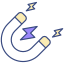 magnet, attraction, attract, magnetic, physics, science, magnetism, horseshoe, power, education 