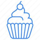 cupcake, birthday cupcake, dessert, sweet, muffin, bakery, food and restaurant, baked, birthday