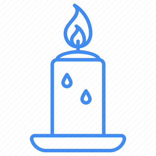 Candle, wellness, flame, fire, decoration, burn icon - Download on Iconfinder