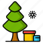 christmas, christmas tree, xmas, merry christmas, noel, present, pine, tree, decoration 