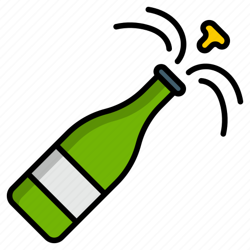 Champagne, food and restaurant, alcohol, bottle, drink, vodka icon - Download on Iconfinder
